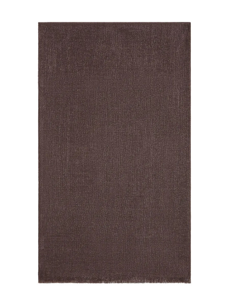  Brunello Cucinelli Frayed-edge Scarf - Brown 
