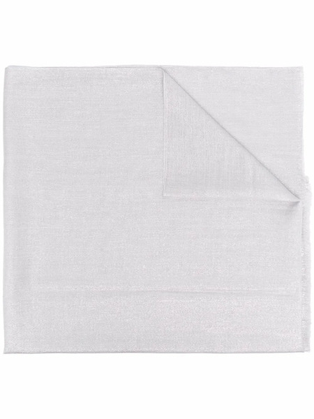  Brunello Cucinelli Fringed-edge Scarf - Grey 