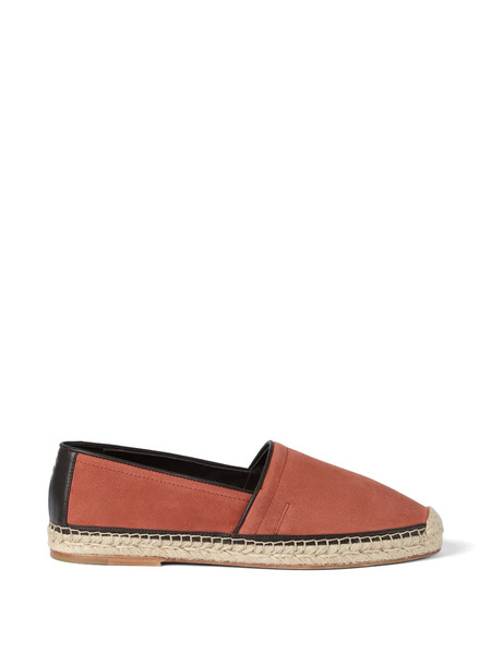  Brunello Cucinelli Grained Calfskin Espadrilles - Brown 
