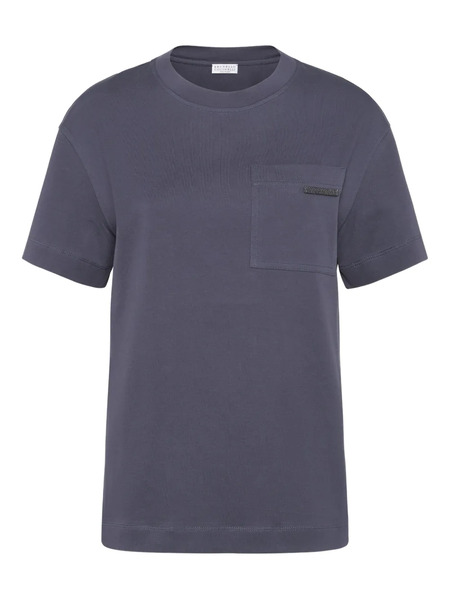  Brunello Cucinelli Jersey T-shirt - Blue 