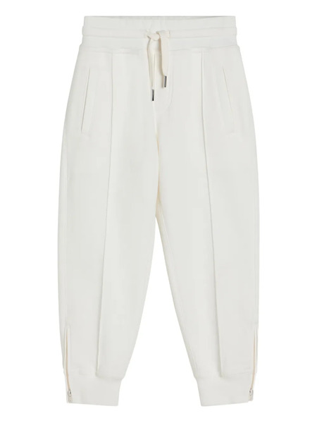  Brunello Cucinelli Kids Drawstring-fastening Track Pants - White 