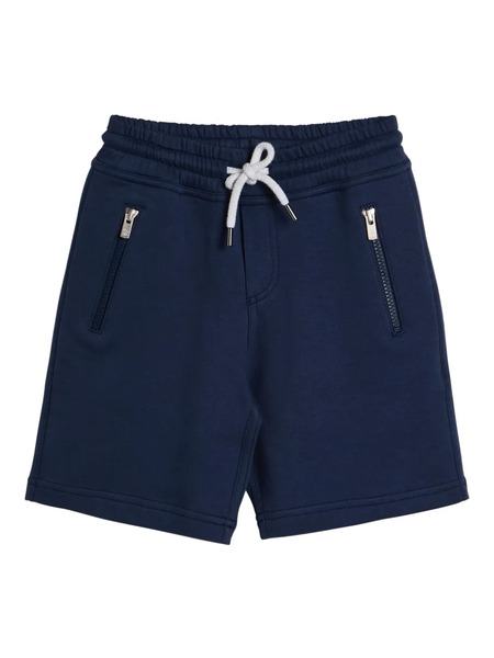  Brunello Cucinelli Kids French Terry Bermuda Shorts - Blue 