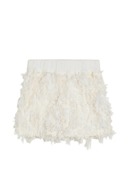  Brunello Cucinelli Kids Fuzzy Shorts - Neutrals 