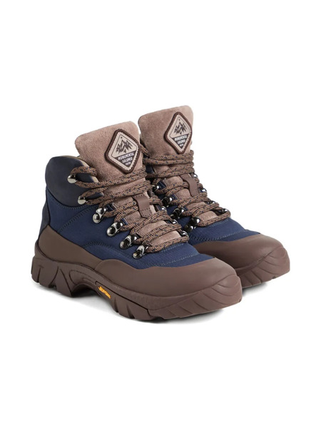  Brunello Cucinelli Kids Lace-up Rubber Sole Boots - Brown 