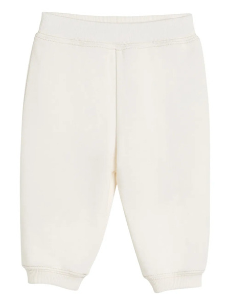  Brunello Cucinelli Kids Logo-embroidered Trousers - Neutrals 