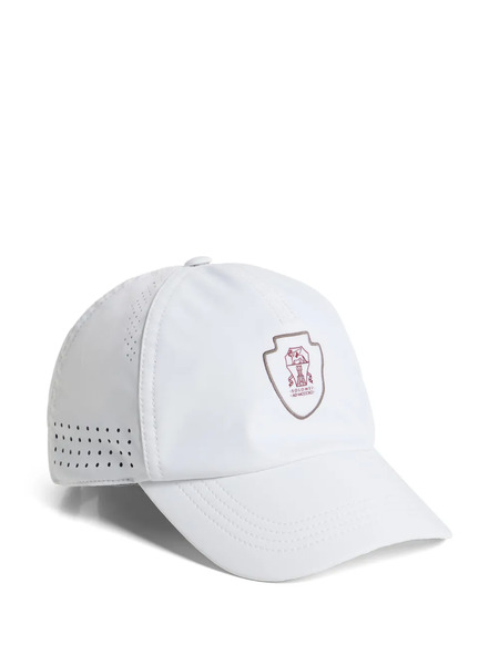 Brunello Cucinelli Kids Logo-patch Baseball Cap - Grey 