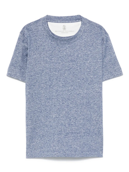 Brunello Cucinelli Kids Mélange T-shirt - Blue 