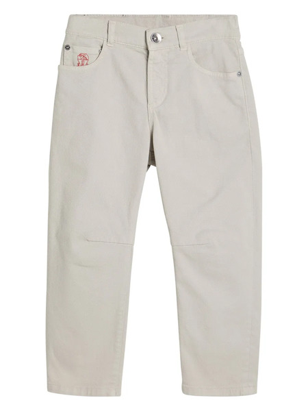  Brunello Cucinelli Kids Straight-leg Jeans - Neutrals 