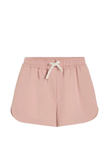  Brunello Cucinelli Kids Stretch Cotton Lightweight French-terry Shorts - Pink 
