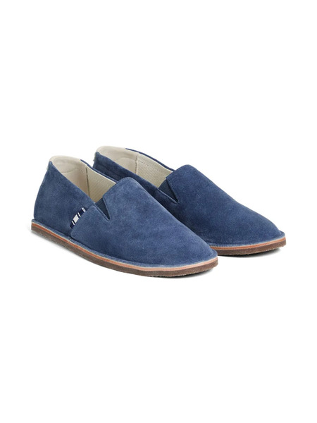  Brunello Cucinelli Kids Suede Loafers - Blue 