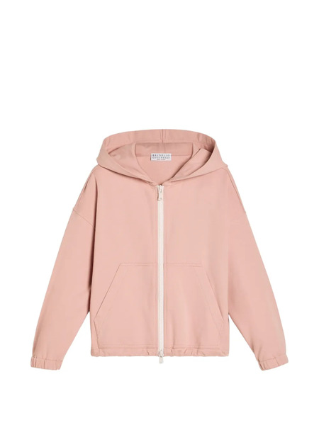  Brunello Cucinelli Kids Zip-up Hoodie - Pink 