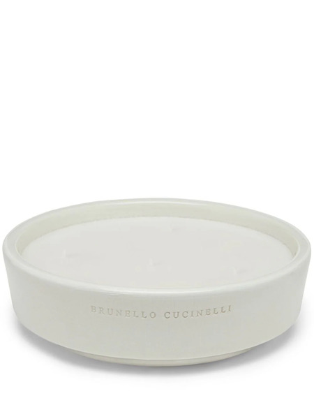  Brunello Cucinelli Large Scented Candle - White 
