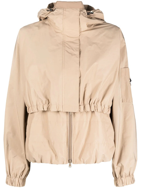  Brunello Cucinelli Layered Hooded Jacket - Neutrals 