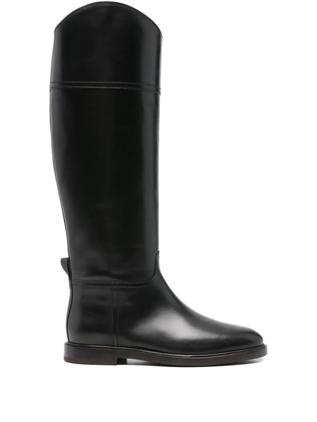  Brunello Cucinelli Leather Boots - Black 