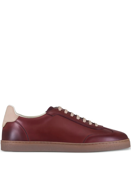  Brunello Cucinelli Leather Low-top Sneakers - Red 