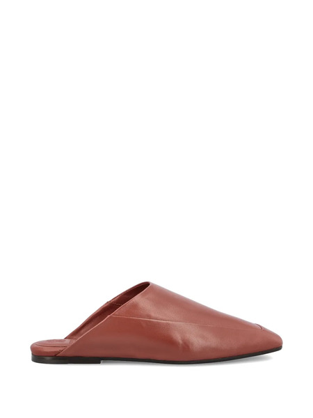  Brunello Cucinelli Leather Mules - Brown 