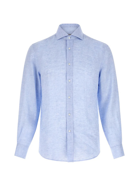  Brunello Cucinelli Linen Shirt - Blue 