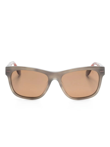  Brunello Cucinelli Logo-engraved Sunglasses - Brown 