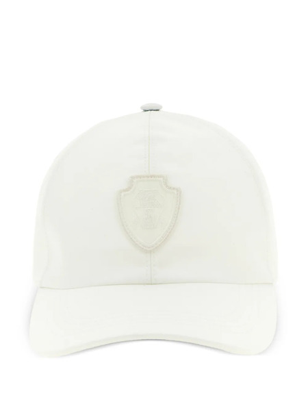  Brunello Cucinelli Logo-patch Cap - White 