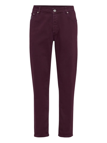  Brunello Cucinelli Logo-patch Jeans - Red 