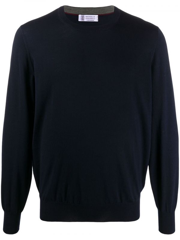  Brunello Cucinelli Long-sleeve Sweatshirt - Blue 