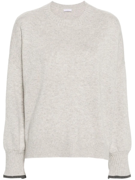  Brunello Cucinelli Mélange Cashmere Jumper - Grey 