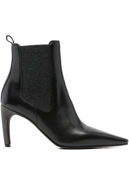  Brunello Cucinelli 80mm Pointed-toe Chelsea Boots - Black 