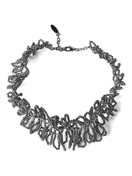  Brunello Cucinelli Monili-beads Necklace - Grey 