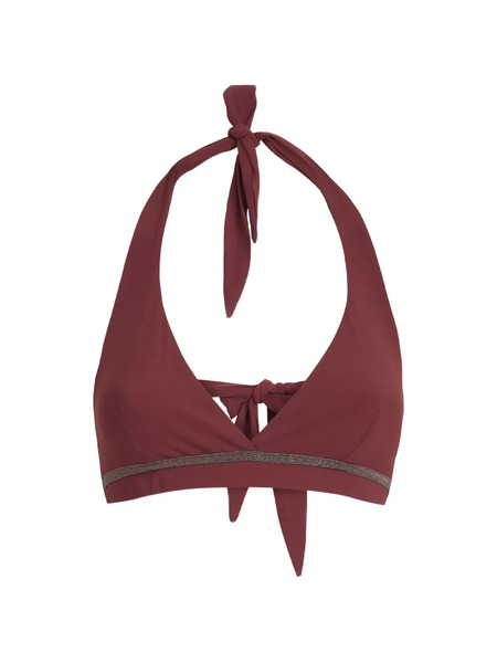  Brunello Cucinelli Monili Bikini Top - Red 