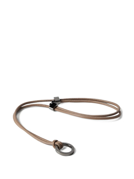  Brunello Cucinelli Monili-detail Leather Glasses Cord - Neutrals 