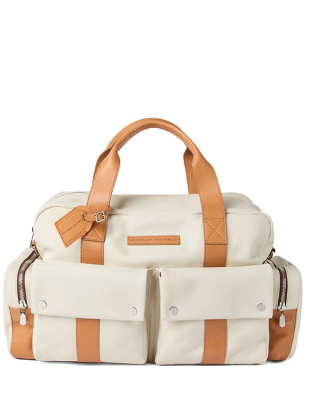  Brunello Cucinelli Multiple-pockets Duffle Bag - Neutrals 