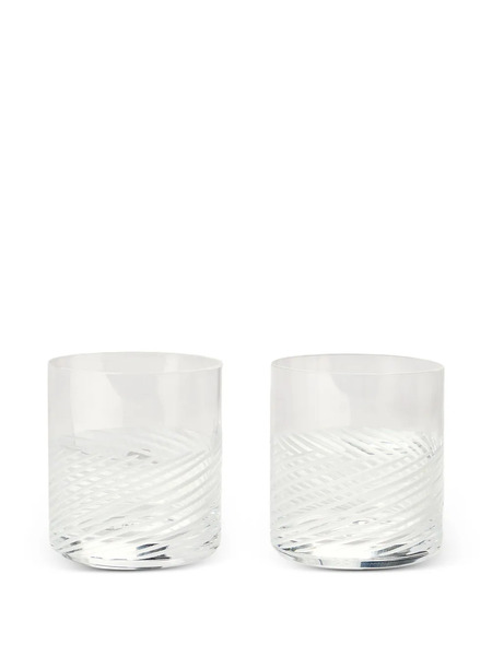  Brunello Cucinelli Murano-glass Whisky Glasses (set Of Two) - White 