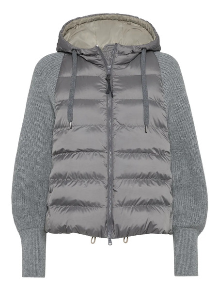  Brunello Cucinelli Padded Jacket - Grey 
