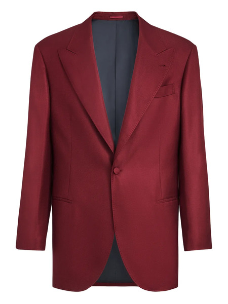  Brunello Cucinelli Peaked-lapels Blazer - Red 
