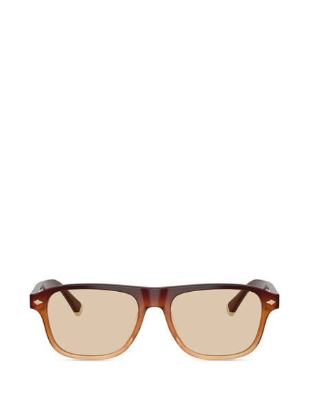  Brunello Cucinelli Rectangle-frame Sunglasses - Brown 