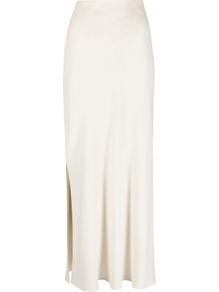  Brunello Cucinelli Satin Midi Skirt - C579 Milk 