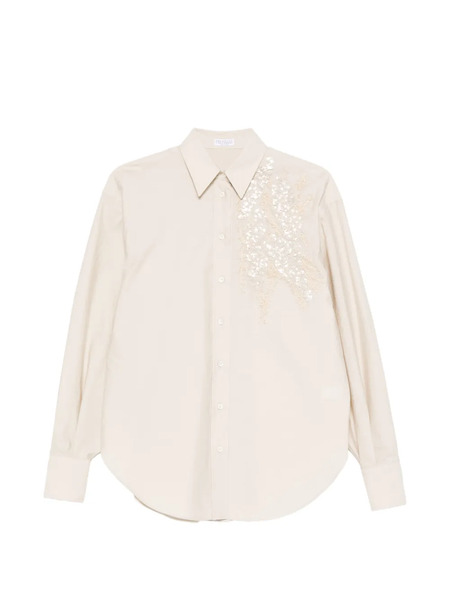  Brunello Cucinelli Sequin Shirt - Neutrals 