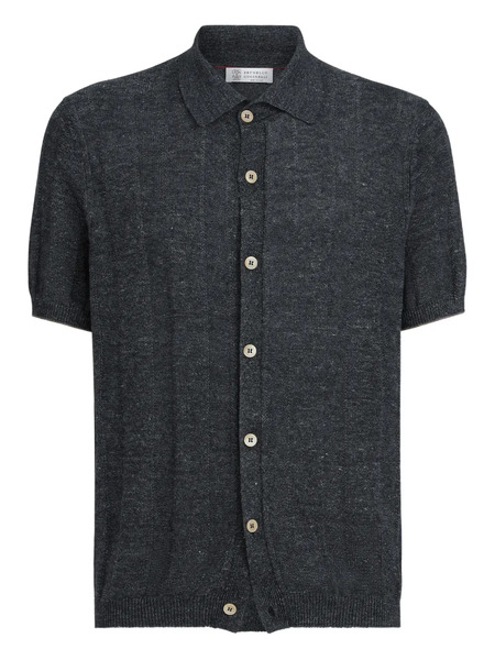  Brunello Cucinelli Short-sleeve Cardigan - Grey 