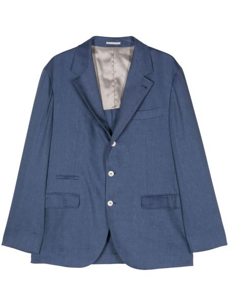  Brunello Cucinelli Single-breasted Blazer - Blue 