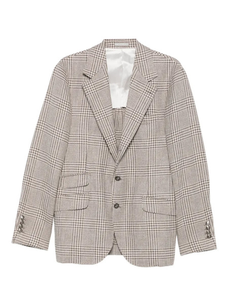  Brunello Cucinelli Single-breasted Blazer - Brown 