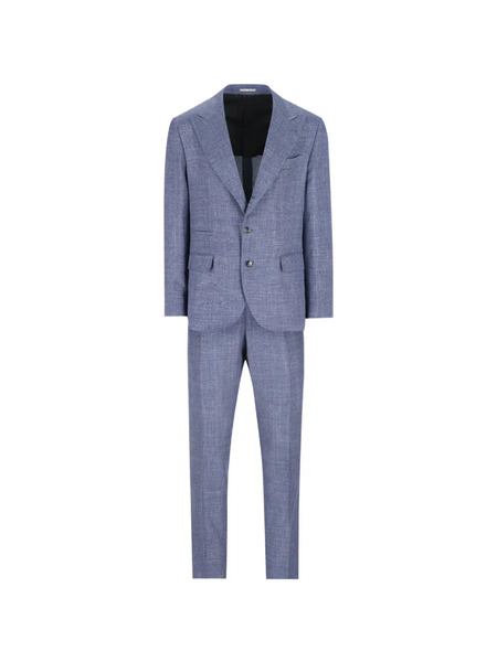  Brunello Cucinelli Single-breasted Suit - Blue 