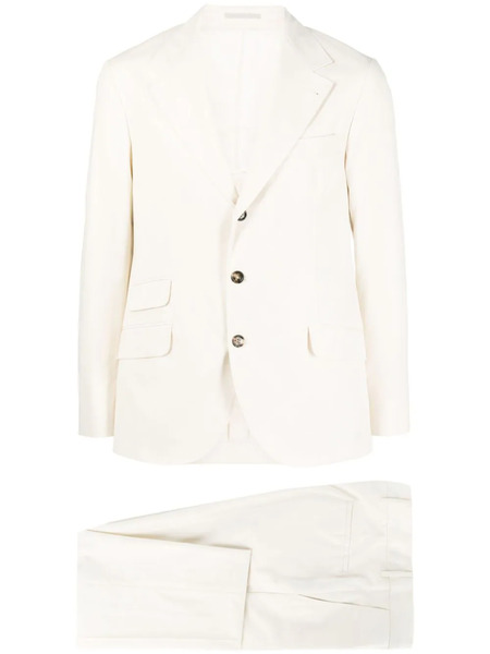  Brunello Cucinelli Single-breasted Suit - Neutrals 