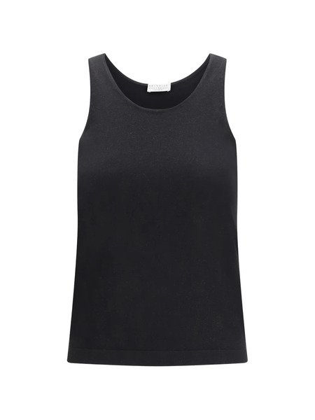  Brunello Cucinelli Sleeveless Top - Black 