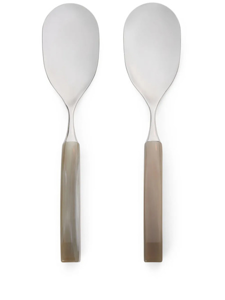  Brunello Cucinelli Stainless Steel Spoons (set Of Of Two) - Neutrals 