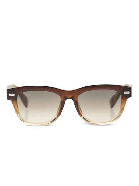  Brunello Cucinelli Stanley J. Sunglasses - Brown 