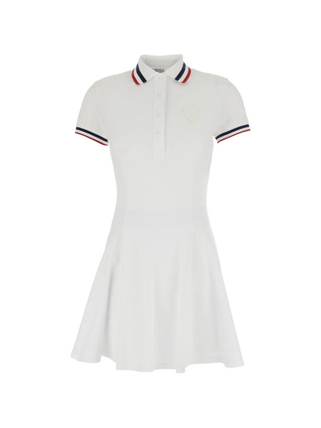  Brunello Cucinelli Striped-trim A-line Mini Dress - White 