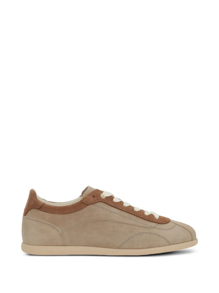  Brunello Cucinelli Suede Lace-up Sneakers - Neutrals 