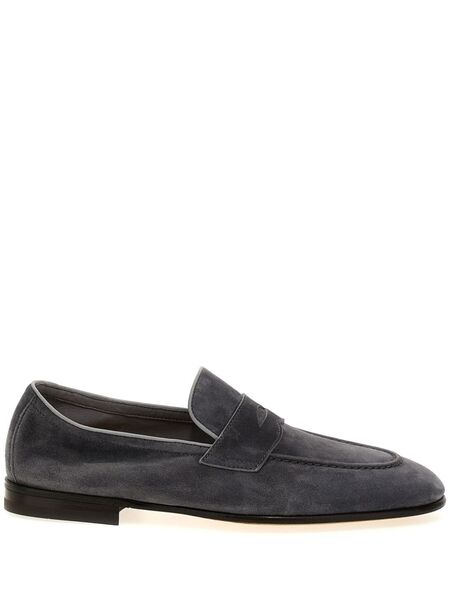 Brunello Cucinelli Suede Loafers - Grey 