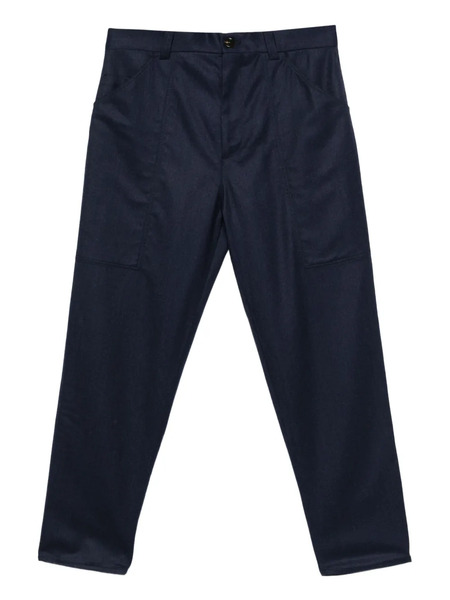  Brunello Cucinelli Virgin Wool Trousers - Blue 