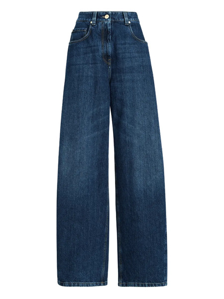  Brunello Cucinelli Zip-fastening Wide-leg Jeans - Blue 
